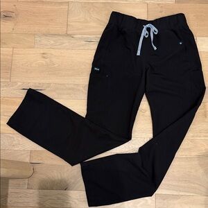 Dolan Black District High Waisted 6 Pocket Scrub Pant